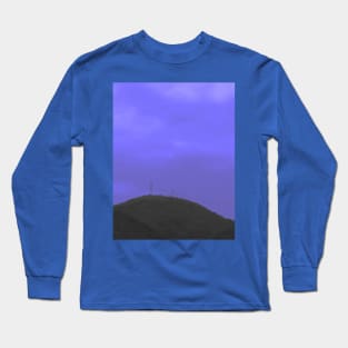 Blue aesthetic sky Long Sleeve T-Shirt